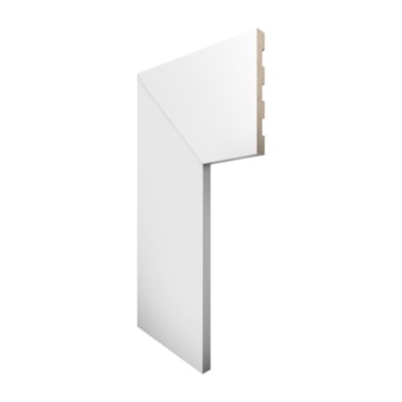 Rodapé Guarnição Biancrogres Fit Branco Liso 7x240cm