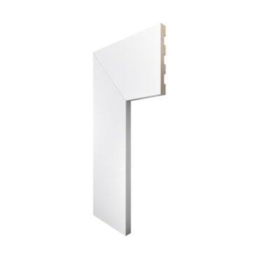 Rodapé Guarnição Biancrogres Fit Branco Liso 7x240cm