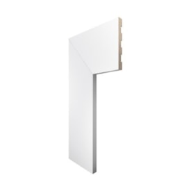 Rodapé Guarnição Biancrogres Fit Branco Liso 7x240cm