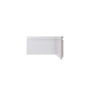 Rodapé Santa Luzia 480 Frisado Branco 15x24cm Unidade
