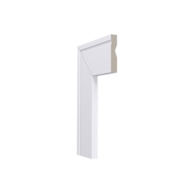 Rodapé Santa Luzia Frisado 7x240cm Branco