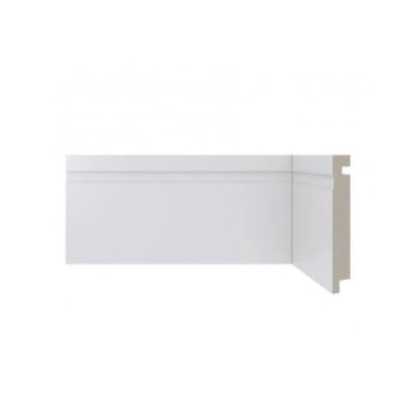 Rodapé Santa Luzia Frisado Branco 457 10x24cm Unidade Rodapé Santa Luzia Frisado Branco 457 10x24cm Unidade