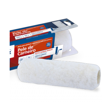 Rolo de Lã de Carneiro Premium 23cm Tigre