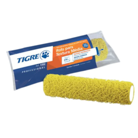Rolo para Textura Média 23cm Tigre