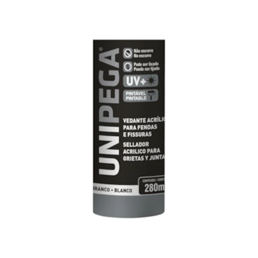 Sela Trincas Unipega Cartucho 280ml Branco