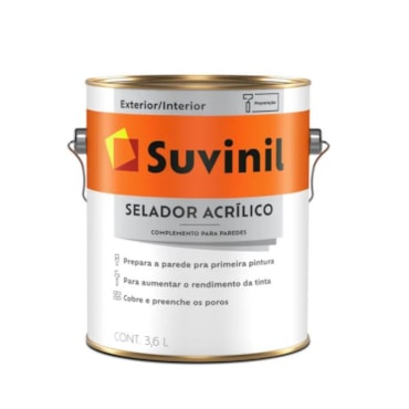 Selador Acrílico Suvinil Galão 3,6L