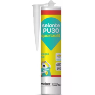 Selante PU30 Construção Quartzolit Cinza Bisnaga 310ml Selante PU30 Construção Quartzolit Cinza Bisnaga 310ml