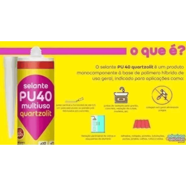 Selante PU40 Branco Bisnaga 360g