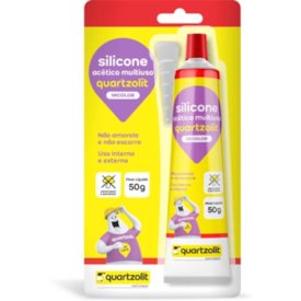 Silicone Acético Multiuso 50g Quartzolit