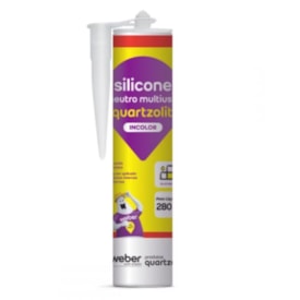 Silicone Neutro Quartzolit Multiuso 280g