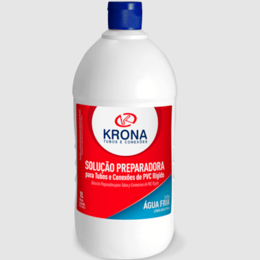 Solução Preparadora p/ Tubos e Conexões 1000mL Krona Solução Preparadora p/ Tubos e Conexões 1000mL Krona