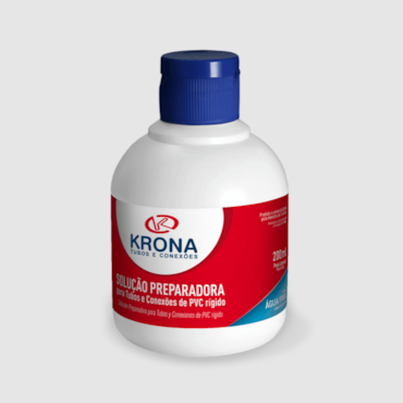 Solução Preparadora p/ Tubos e Conexões 200mL Krona Solução Preparadora p/ Tubos e Conexões 200mL Krona