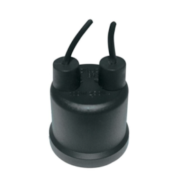 Soquete Bocal E27 c/ Rabicho Preto Perlex