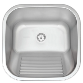 Tanque de Encaixe Tramontina Hera 23 L em Aço Inox 40x40 cm