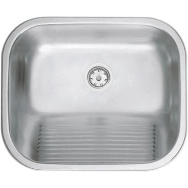 Tanque de Encaixe Tramontina Hera 30L com Válvula Aço Inox Acetinado 50x40cm 94400/107
