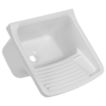 Tanque de Lavar Roupas Branco Astra Ergonômico 22L Tanque de Lavar Roupas Branco Astra Ergonômico 22L