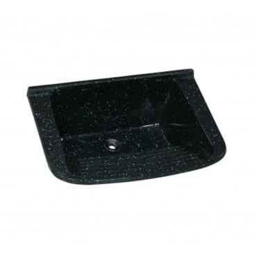 Tanque Simples Rorato Mármore Sintetico 55x41cm Preto