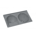 Tanque Sintético Duplo Rorato Cinza 110x55cm