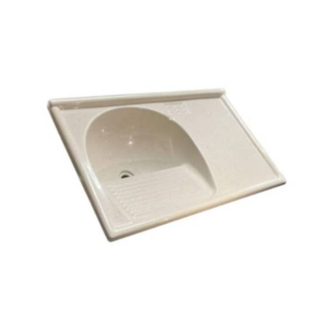 Tanque Sintético Granitado Bancada Travertino 79x52cm Tanque Sintético Granitado Bancada Travertino 79x52cm