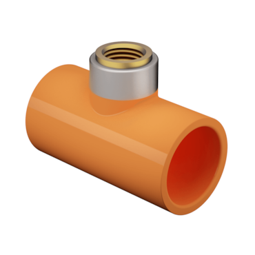 Tê Adaptador de Bico TigreFire sch80 1"