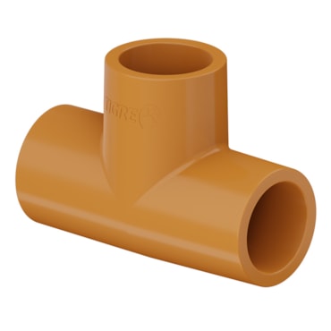 Tê de Redução Sch80 Tigre Fire 1.1/2x3/4 Tê de Redução Sch80 Tigre Fire 1.1/2x3/4