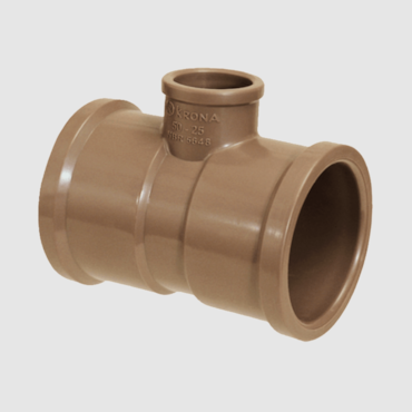 Te de Redução Soldável Krona 40x25mm Te de Redução Soldável Krona 40x25mm