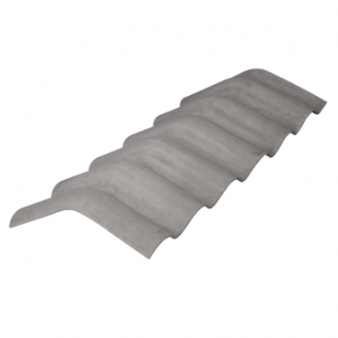 Telha Cumeeira Normal Brasilit Tod 15 graus 1,10m Telha Cumeeira Normal Brasilit Tod 15 graus 1,10m