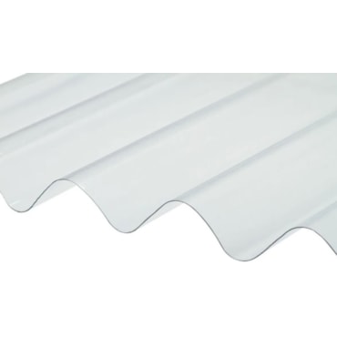 Telha Fibra Afort Translúcida 244x110Cm