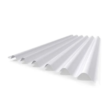 Telha Fibra Afort Translúcida 244x110Cm Telha Fibra Afort Translúcida 244x110Cm