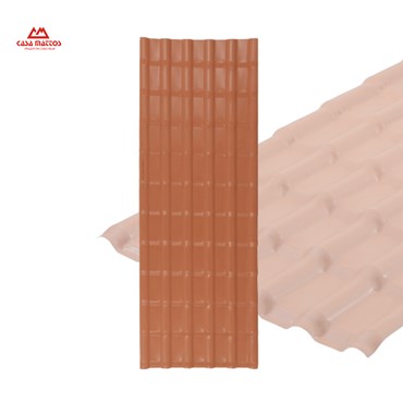 Telha PVC Preconvc Plan Cerâmica 3,3Mx0,88M