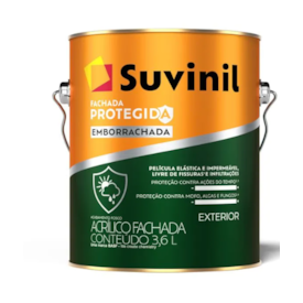 Tinta Acrílica Emborrachada Fachada Protegida Branco Neve Galão 3,6L