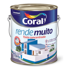 Tinta Acrílica Fosco Coralatex Rende Muito Amarelo Vanilla 3,6l