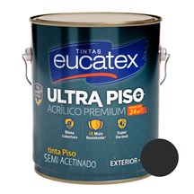 Tinta Acrílica para Piso Premium Preto 3,6L Eucatex