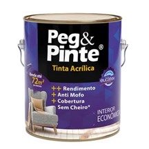Tinta Acrílica Peg & Pinte Eucatex Areia Pipa 3,6L