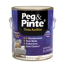 Tinta Acrílica Peg & Pinte Eucatex Branco Neve 3,6L