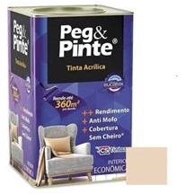 Tinta Acrílica Peg & Pinte Pérola Taiti 18L Eucatex
