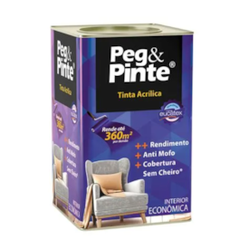 Tinta Acrílica Peg Pinte Verde Piscina 18L Eucatex