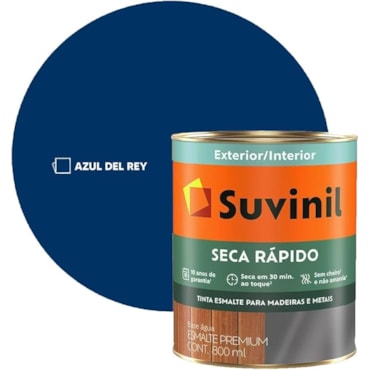 Tinta Esmalte Brilhante Base Água Azul Del Rey Suvinil 3,6L