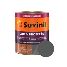 Tinta Esmalte Grafite Escuro para Madeira e Metal Suvinil Cor&Proteção 900ml