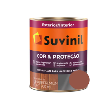 Tinta Esmalte Suvinil Cor e Proteção Brilhante Cerâmica Litro 900ml Tinta Esmalte Suvinil Cor e Proteção Brilhante Cerâmica Litro 900ml