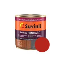 Tinta Esmalte Suvinil Cor & Proteção Brilhante Vermelho 225ml