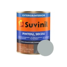 Tinta Esmalte Suvinil Pintou Secou Brilhante Platina 900ml