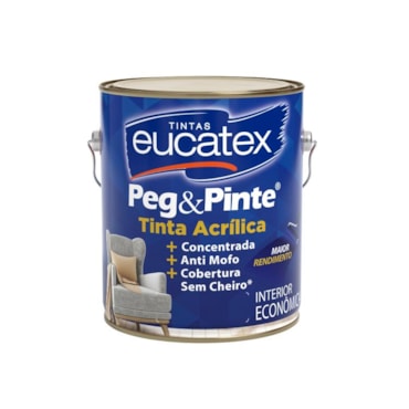 Tinta Eucatex Peg & Pinte Elephant Galão 3,6L