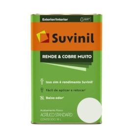 Tinta Gelo Rende & Cobre Muito Suvinil Fosco Latão 18L