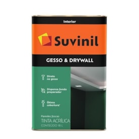Tinta para Gesso e Drywall 18L - Branco