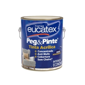 Tinta Peg & Pinte Eucatex Chromium Galão 3,6L