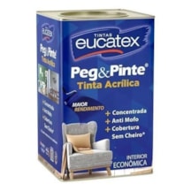 Tinta Peg & Pinte Eucatex Chromium Latão 18L