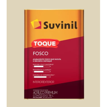 Tinta Premium Acrílica Toque Fosco Palha 18l