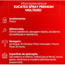 Tinta Spray Premium Multiuso Alumínio Brilhante 400ml