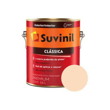 Tinta Suvinil Clássica Pérola Galão 3,6L Tinta Suvinil Clássica Pérola Galão 3,6L